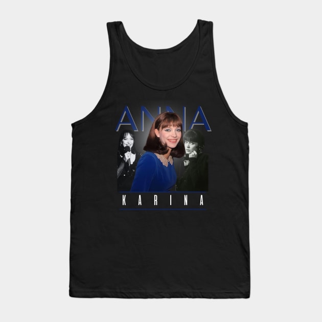 Anna karina +++ retro fan art Tank Top by TelorDadar